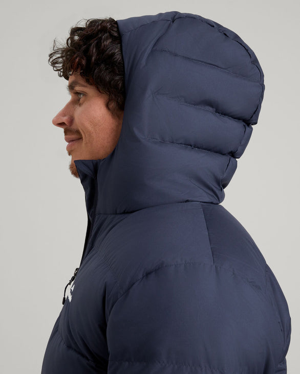 Men's Epiq Hooded Down Jacket Midnight Navy – Kathmandu US