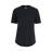 Women's 100% Merino Short Sleeve Crew Top - Black
