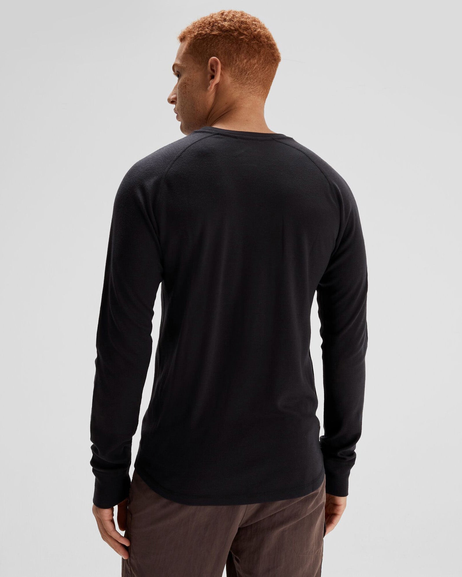 Men's K-Merino 250 Long Sleeve Top Black Stingray – Kathmandu US