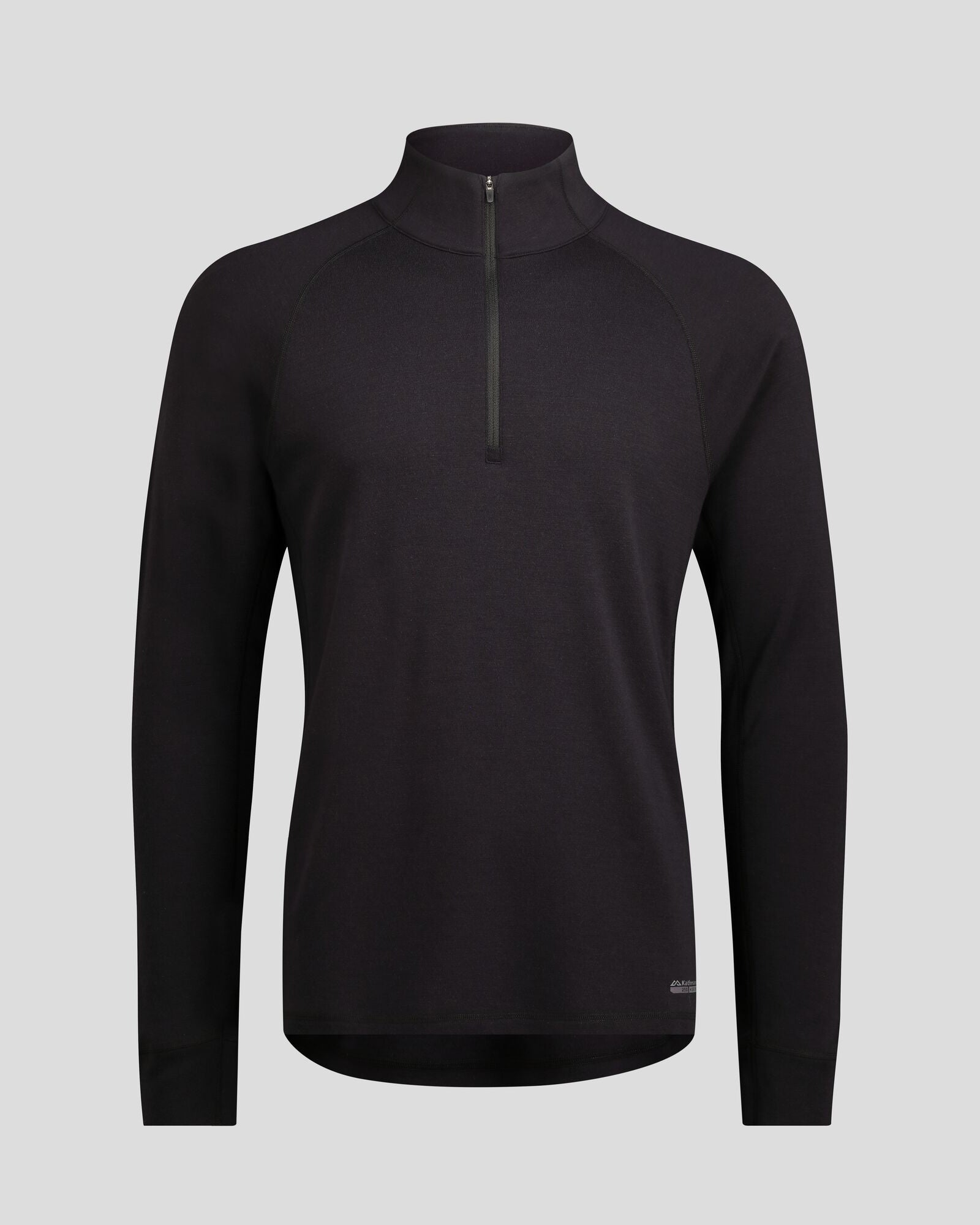 Men's K-Merino 250 Quarter Zip Long Sleeve - Black Stingray
