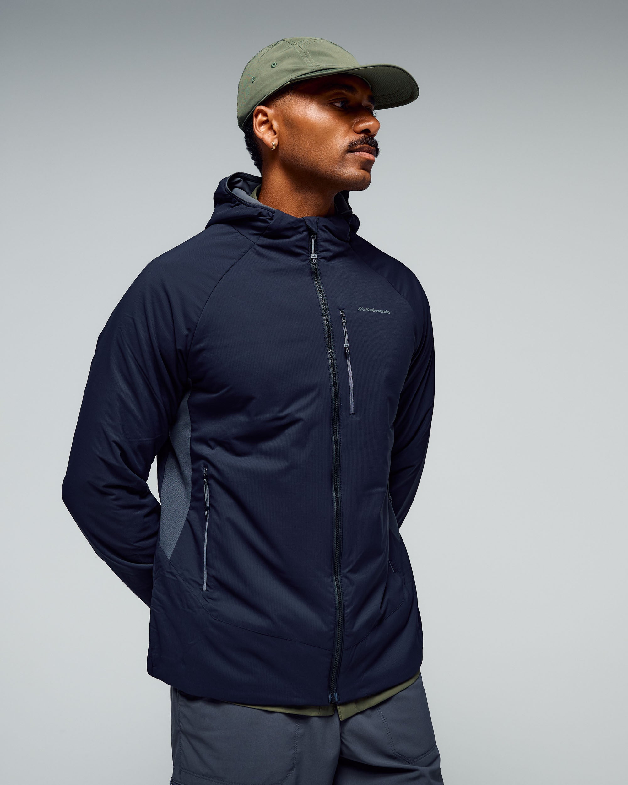 Men's Seeker PrimaLoft® Active Hooded Jacket - Black Stingray
