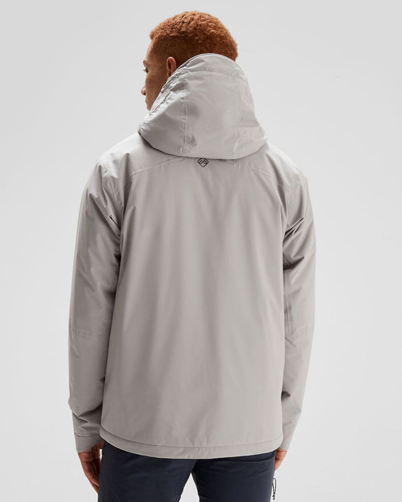 Men's Trailhead 2L Insulated Rain Jacket Steel Grey – Kathmandu US