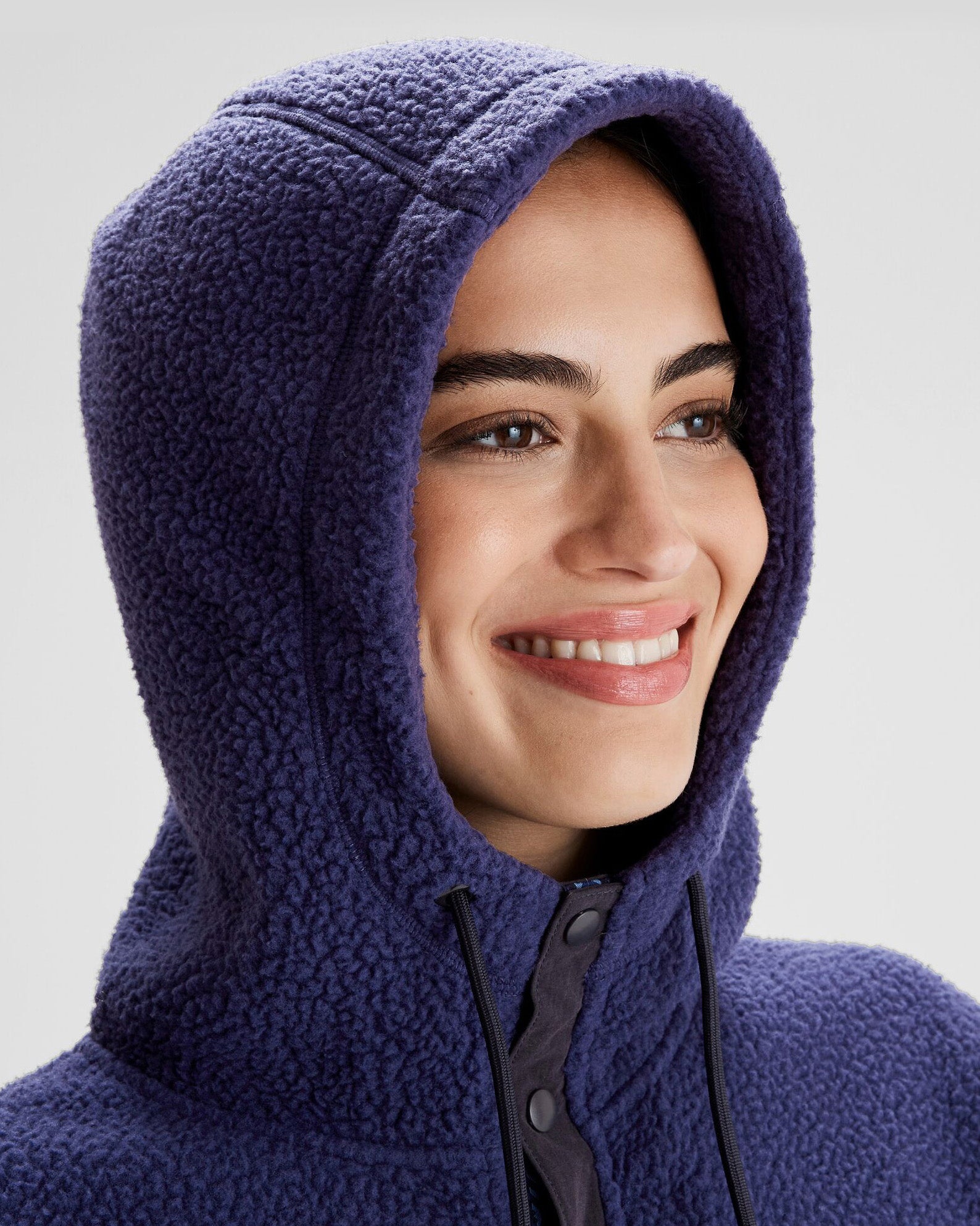 Women's Co-Z High Pile Hooded Pullover - Dark Horizon – Kathmandu US